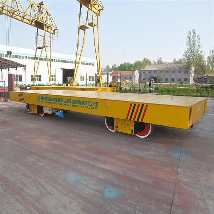 Motorized Transfer Cart For Manufacturing Industry 30 Ton