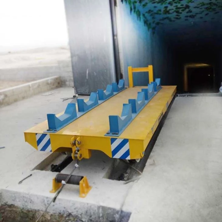 Motorless Rail Flat Wagon